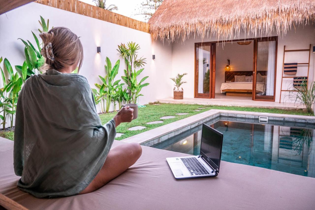 Palm Merah Villas - Private Pool (Adults Only) Selong Belanak Exteriör bild